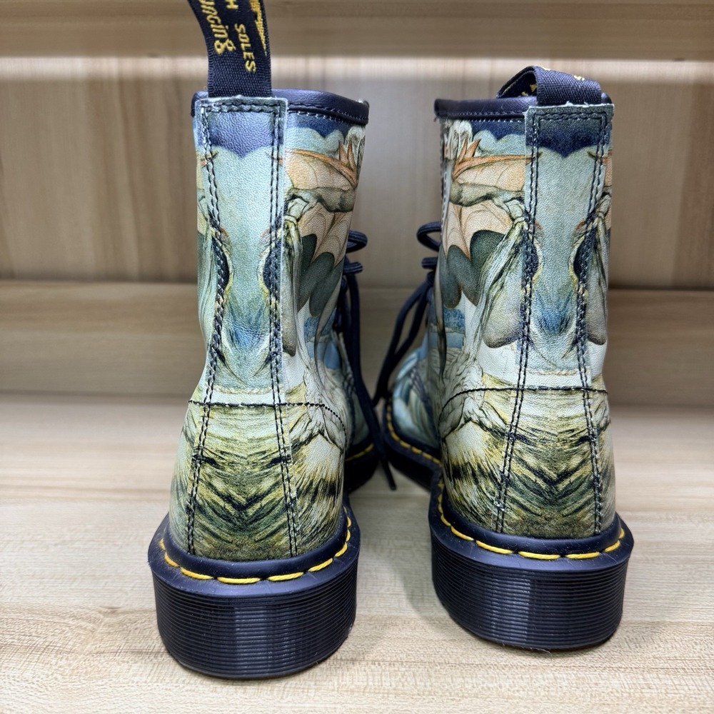 Rare Dr. Martens Tate Museum William Blake Satan 1460 Combat Boots US:M6 W7‎ - Picture 4 of 10